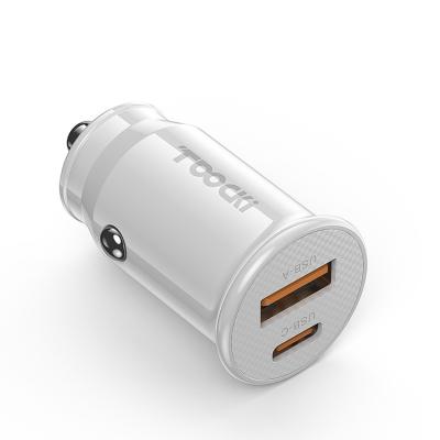 China 45W Car Charger Super Quality 45W Mini Car Charging A+C Fast Charging White Super Fast Charging Car Charger for sale