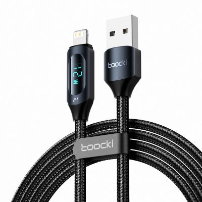 China LED Digital Display For Original Customized High Quality Nylon Braided USB Downstream Power Toocki Cable Usb Cable Cable For iPhone for sale