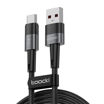 China LED digital display for output power Toocki design new nylon braided fast charging type c cable charger usb mobile cable fast charging mobile charger cable fast for sale