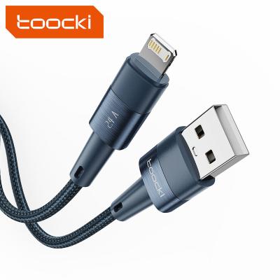 China 2.4A Toocki original data cable 12w lightning fast charging charging cable suitable for apple data cable iphone for sale