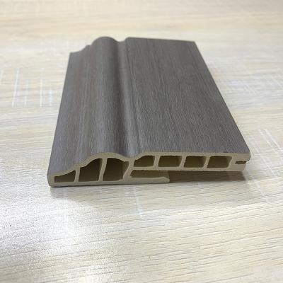 China JIUYIXING modern factory directly customized size wpc/PVC edging line flooring accessories waterproof edging board for sale