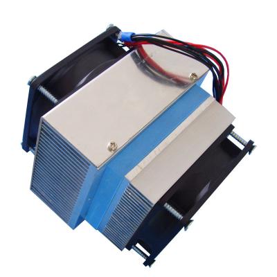 China Aluminum Heatsink High Efficiency Thermoelectric Cooler Peltier Device WFF-36W 12V Sets Peltier Air To Air Cooling System for sale