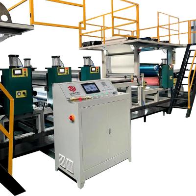 China Fabric Creasing Machine 1000mm 1200mm Carbon Fiber Fiberglass Prepreg Resin Laminating Machine Production Line for sale