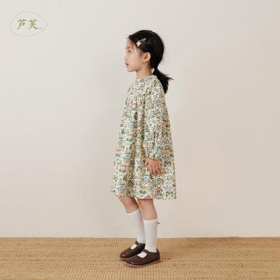 China marc&janie LUFU French Spring Viable Series Girls Autumn Cotton Long Sleeve Vintage Dress Babies Boutique Dress Dresses 221283 for sale