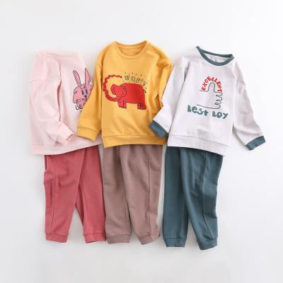 China Washable marc&janie 201930 Autumn Boys Girls Home Wear Spring Sets Children's Underwear Sets Children Fashion Cute Long Sleeve Costume for sale