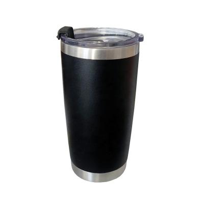 China Sustainable Eco-Friendly Car Coffee Tumbler Mug With Double Lid Wall Vacuum Mug 30oz Car Cold Can For Beer, Cola for sale