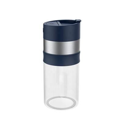 China Multifunctional Juicer Bottle Mini Blender Hand Bottle for Ice Crush Type-C Charging Starw Smooth Cup Electric Juicer Blender 450ml/15oz for sale