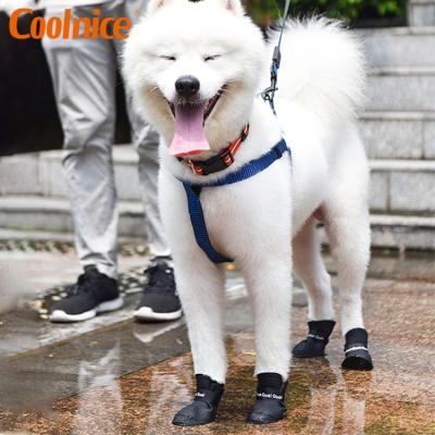 China 2022 Coolnice Fashion Designer Pet Shoes Large Dog Shoes Viable Winter Waterproof Dog Shoes for sale