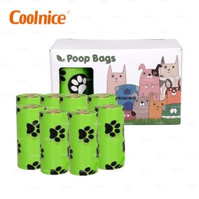 China Viable Wholesale Biodegradable Plastic Pet Waste Bag Dog Poop Bag Paper Dog Poop Bag Pet Supplies for sale