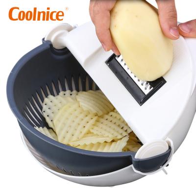 China Sustainable Multiple Fruit Chopper Grater Slicer Cutter Dicer Durable Vegetable Potato Masher for sale