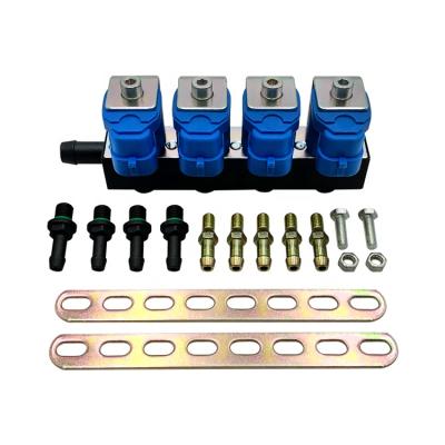 China Squential injection system 4cyl cng auto fuel injector standard size for sale