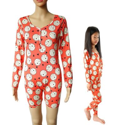 China Mommy and Me Sleeping Romper Jumpsuit Frontell Family QUICK DRY Baby Onesie Pajamas For Kid Girl for sale