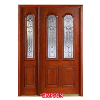 China Front Entry Weatherproof Iron Wrought Prices Pivot Modern Decorative Front Double Door for sale