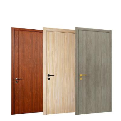 China Waterproof Eco Friendly Simple Door Designs Interior Wooden Rounded Door for sale