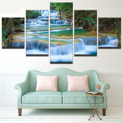 China Waterproof+ECO-Friendly Beautiful Landscape Panoramic Photo Canvas Art Print for sale