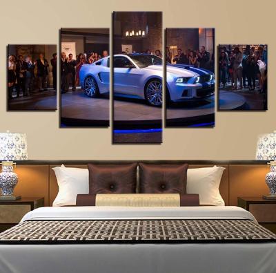 China New Classic/Postmodern Car Canvas Art Prints Painting For Hotel Cafe Wall Decoration Home Pop Art for sale