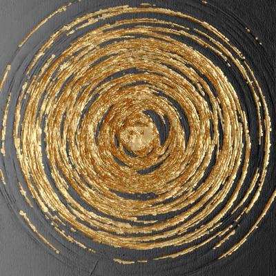 China Popular Handmade Abstract Wall Art Home Decoration Abstract Painting Gold Foil for sale