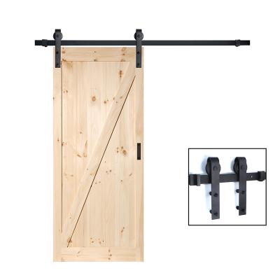 China Decoration HODOR Pocket Box Rail Sliding Barn Door Track Hardware for sale