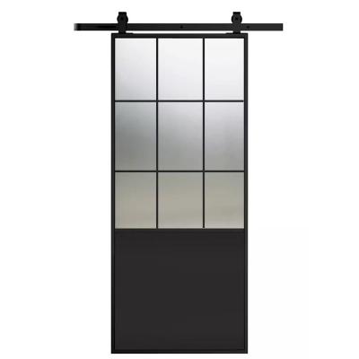 China HODOR HG22 Decoration Shower Glass Door Hinge with French Style Black Steel Frame for sale