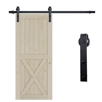 China White Painted Decoration Hodor Inn Sliding Barn With Soft Narrow Door Hardware for sale