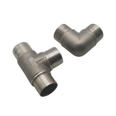 China Stainless Steel Custom Casting Industrial Steel Pipe Fitting Stainless Steel Pipe Fittings for sale