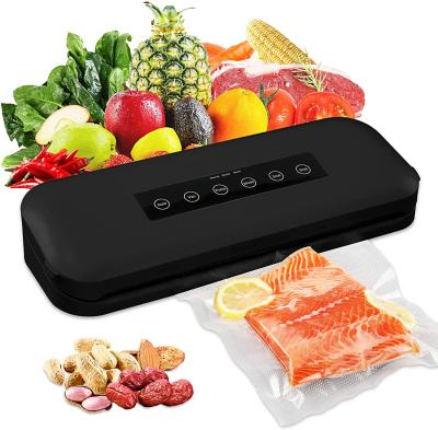 China RV Vacuum Sealer Machine System with Starter Airtight Seal Bags and Rolls, Safety Certified, Black for sale