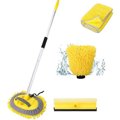 China Chenille Car Wash Brush with Long Handle, 60