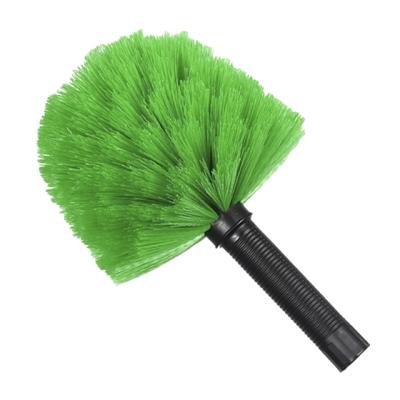 China Hand held cobweb brush head with extension pole cobweb duster for higher cleaning for sale