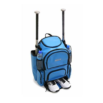 China Professional Baseball or Soft Baseball Backpack Outdoor sports baseball bat storage double shoulder professional baseball backpack for sale