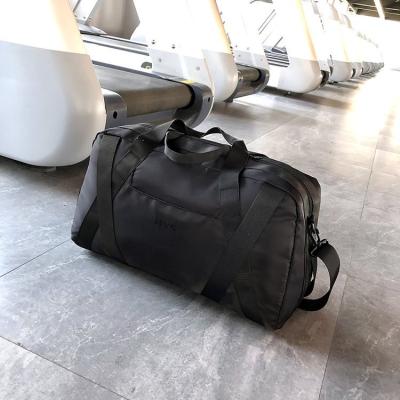 China Vintage Factory Direct Black Tarpaulin Waterproof Travel Bag for sale