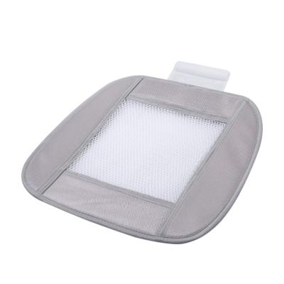 China Simple hot sale super thin canvas cooling gray and white car cushion for summer with factory price for sale