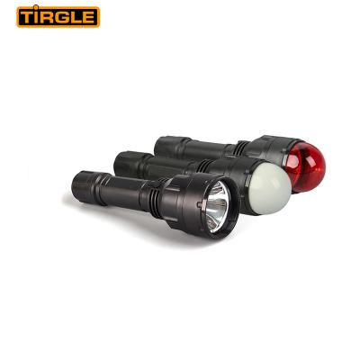 China Private Label Camping Flashlight Led Torch Pneumatic Gun Hunting Flashlight for sale