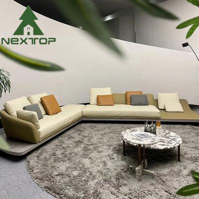 China Sofá de luxo interior sob medida Mobiliário Elegante Sofá de banco curvo à venda