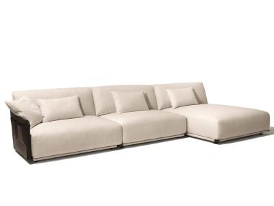 China Versatile Large L-Shaped Sofa Hotel Casual Waiting Multi-Functional Social Sofa for sale