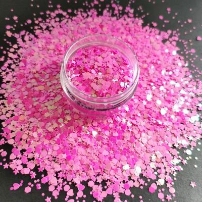 China CUPS Nails Bulk Bulk Custom Chunky Color Change Chameleon Shift Shimmer Glitter For Makeup Body for sale