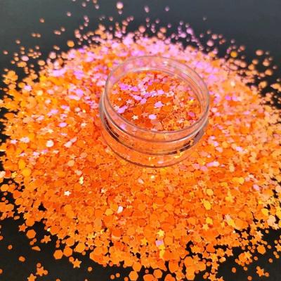 China CUPS Nails Bulk Bulk Custom Chunky Color Change Chameleon Shift Shimmer Glitter For Makeup Body for sale