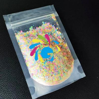 China Christmas Selling 2 Ounce Cosmetic Extra Fine Glitter Glitter Bag Bulk Packaging for sale