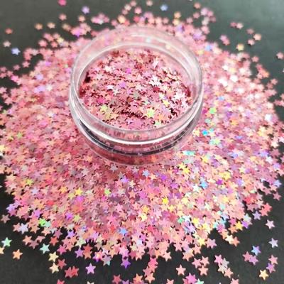 China Wholesale Christmas PET Christmas Tree Glitter Holographic Sequins For Nail Art Slime Resin Slime Crafts for sale