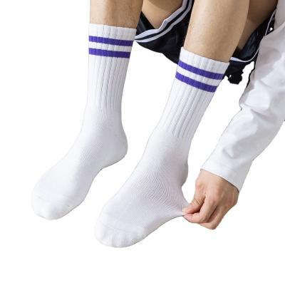 China Snagging Resistance Custom Label Wholesale Oem Brand Woven Logo Mens Socks Sport Fashion Socks Custom Bamboo Design Crew Cotton mens sport sock for sale