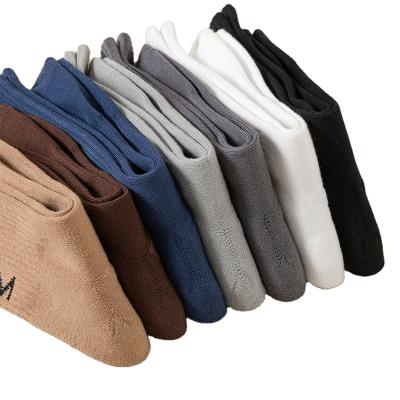 China Breathable Cotton cushioned crew sport socks Crew Sock Cotton Sport Socks with Logo Private Label Bamboo Design Own Logo Men Casual Anti for sale