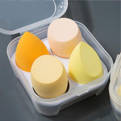 China Powder Makeup 2021 Mixed Colors Make Up Powder Puff Sponge Blender Pink Grape Yellow Green for sale