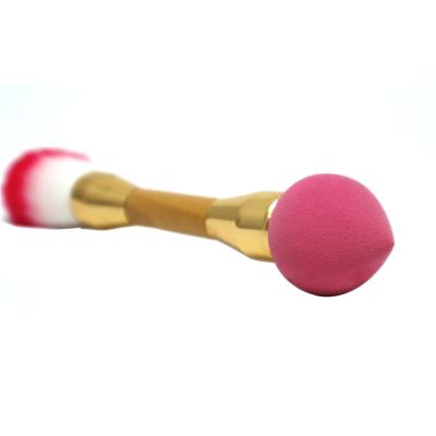 China Wholesale High Quality Cheap Nylon Hair Sponge Hair Makeup Powder Brush Blending Puff for sale