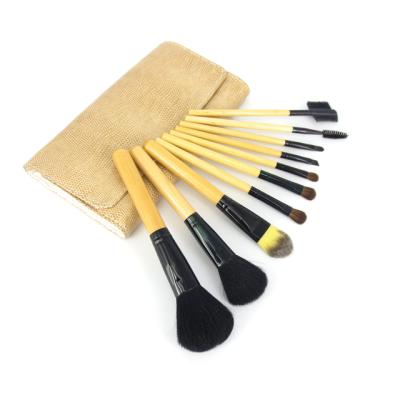 China 2021 Professional Nylon Stain Brush Private Label 10 Pcs Hair Make Up Brush Kit Brush Set Soft Bag Pen Kit Cosmetic Gradient Mermaid Makeup for sale