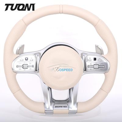 China 350mm Led Carbon Fiber Mercedes Benz Steering Wheel ODM Amg Sport Racing for sale