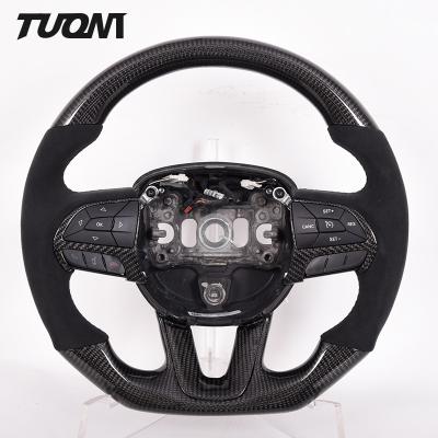 China Negro Alcantra 350m m de la rueda del ODM Ram Dodge Carbon Fiber Steering en venta