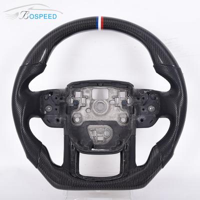 China Twill-schwarze lederne Land-Rover Steering Wheel Easy Installations-Kundenbezogenheit zu verkaufen