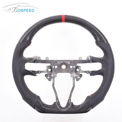 Cina Fibra Matte Sport Car del carbonio del volante di Alcantara Honda Civic in vendita