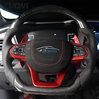 中国 LED 表示 Alcantara の革キャデラック Xt5 のハンドル カーボン繊維の自動車部品 販売のため