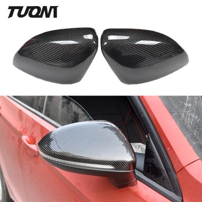 Chine Chapeau latéral de modèle de couverture de miroir de fibre de carbone de vue arrière pour Volkswagen Golf 7 à vendre