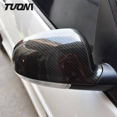 Chine Chapeau noir de couverture de miroir de côté de rechange de fibre de carbone pour VW Golf GTI MK7 R à vendre